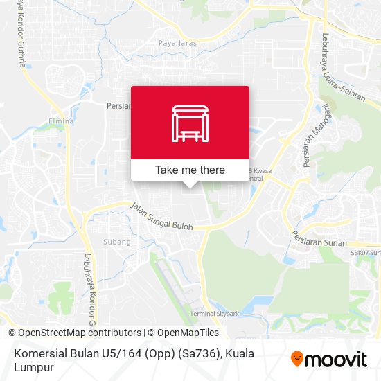 Peta Komersial Bulan U5 / 164 (Opp) (Sa736)