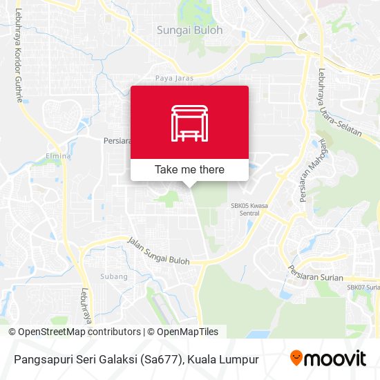 Pangsapuri Seri Galaksi (Sa677) map