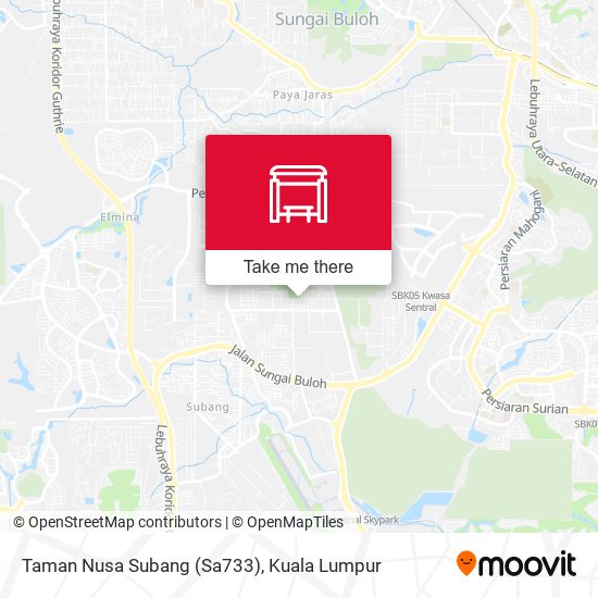 Peta Taman Nusa Subang (Sa733)