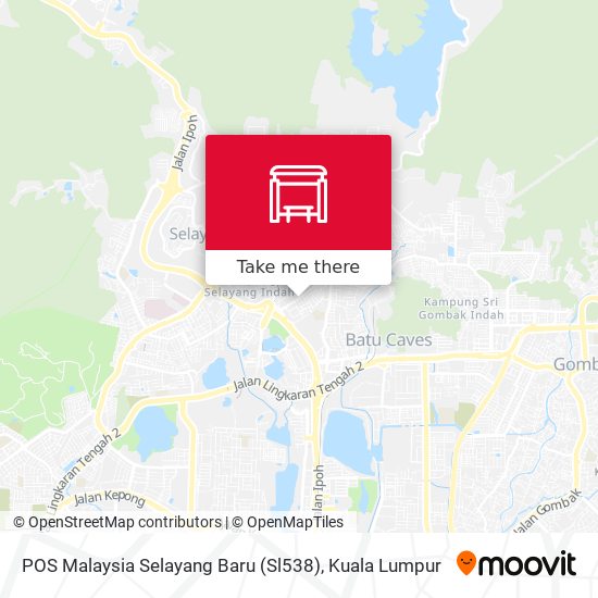 Peta POS Malaysia Selayang Baru (Sl538)