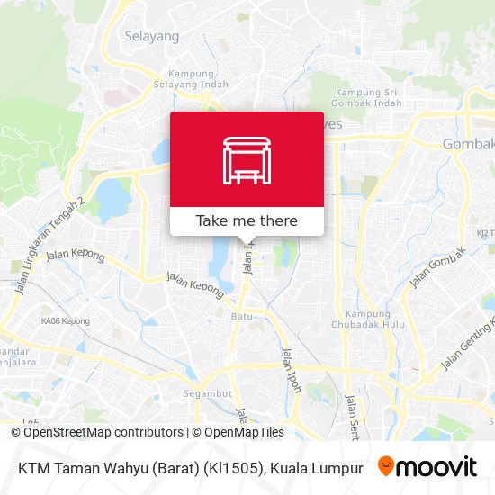 KTM Taman Wahyu (Barat) (Kl1505) map