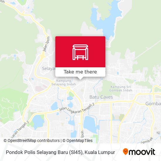 Peta Pondok Polis Selayang Baru (Sl45)