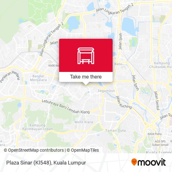 Plaza Sinar (Kl548) map