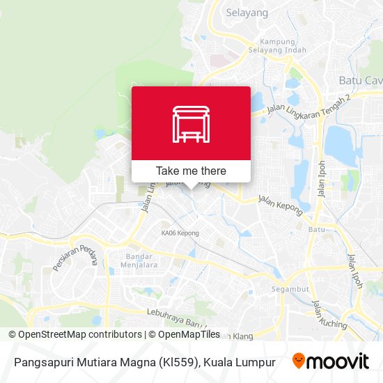 Peta Pangsapuri Mutiara Magna (Kl559)