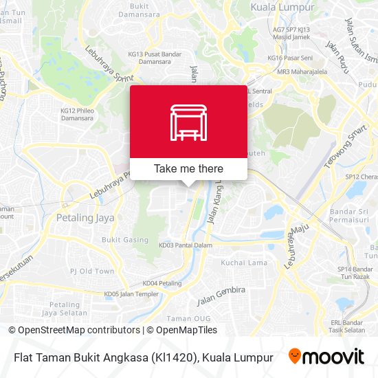 Flat Taman Bukit Angkasa (Kl1420) map