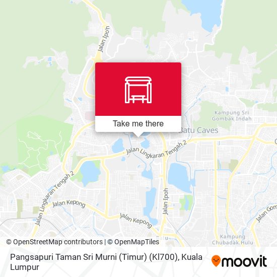 Peta Pangsapuri Taman Sri Murni (Timur) (Kl700)