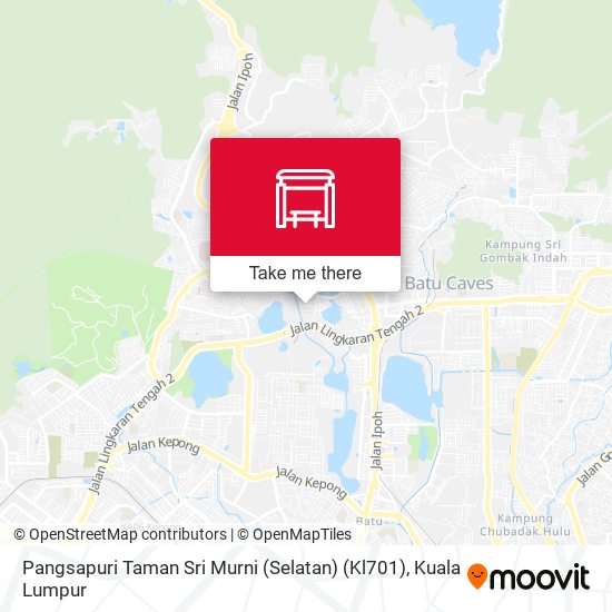 Peta Pangsapuri Taman Sri Murni (Selatan) (Kl701)