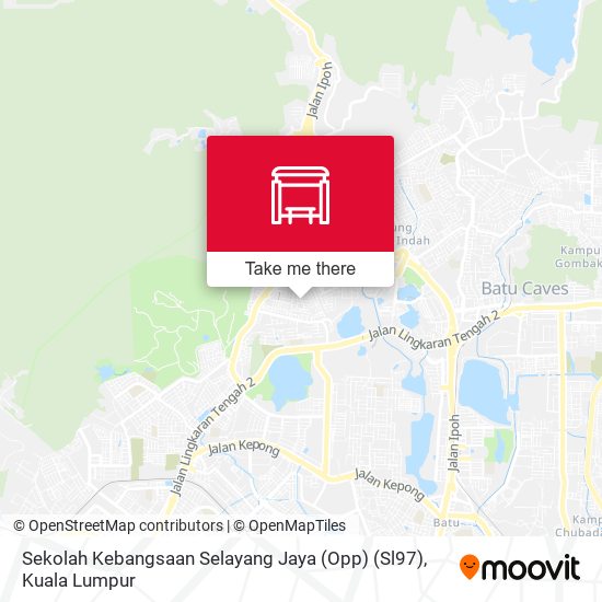 Peta Sekolah Kebangsaan Selayang Jaya (Opp) (Sl97)