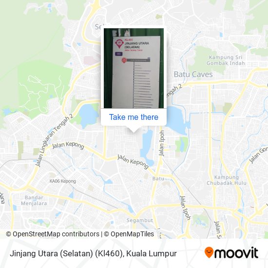 Peta Jinjang Utara (Selatan) (Kl460)