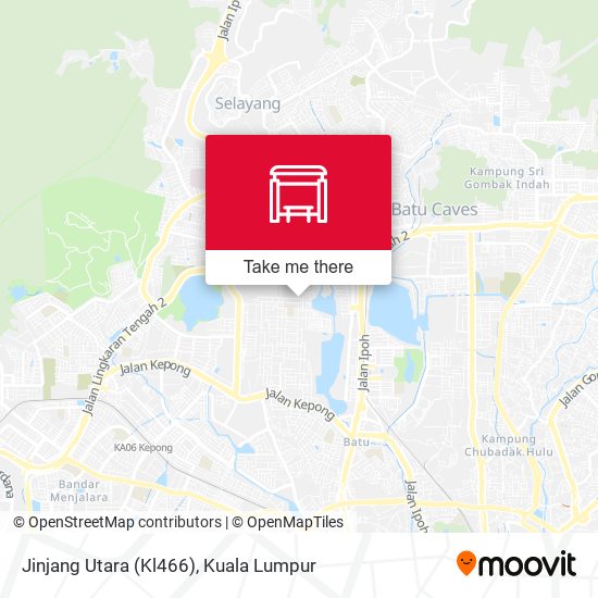Jinjang Utara (Kl466) map