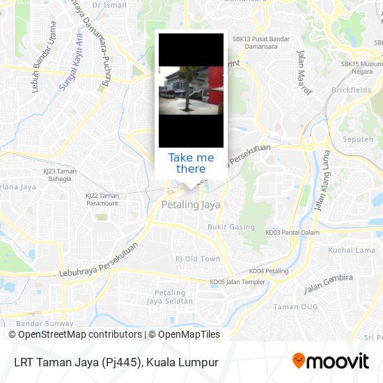 LRT Taman Jaya (Pj445) map