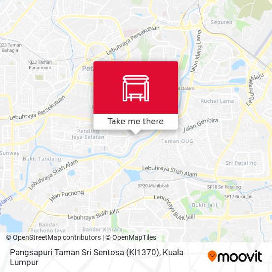 Peta Pangsapuri Taman Sri Sentosa (Kl1370)