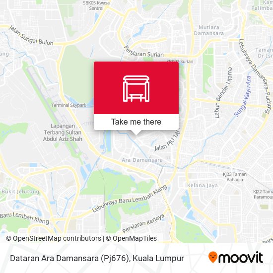 Peta Dataran Ara Damansara (Pj676)