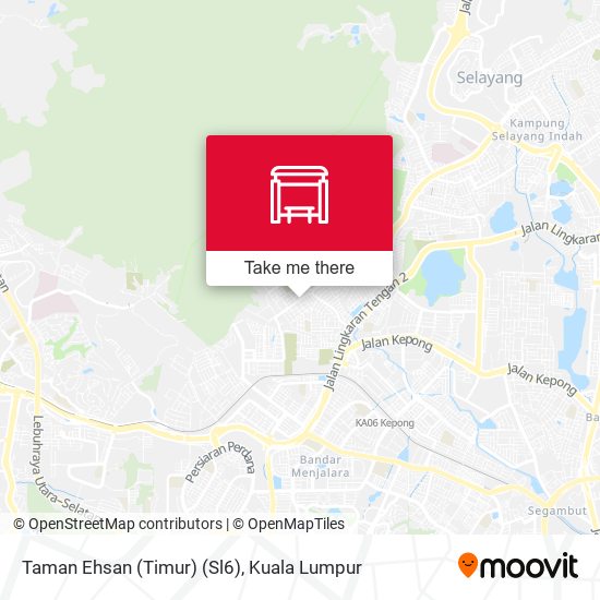 Taman Ehsan (Timur) (Sl6) map