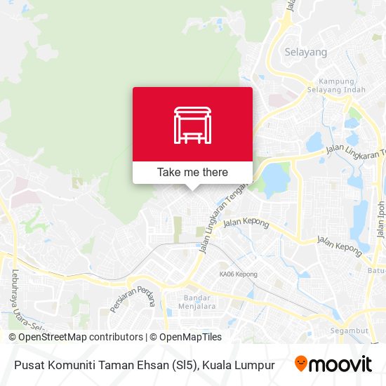 Peta Pusat Komuniti Taman Ehsan (Sl5)