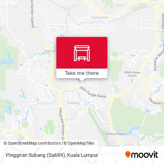 Peta Pinggiran Subang (Sa689)