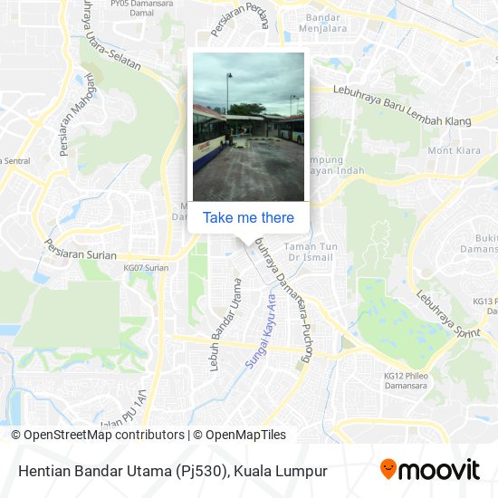 Hentian Bandar Utama (Pj530) map