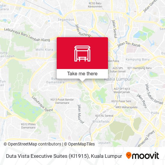 Duta Vista Executive Suites (Kl1915) map