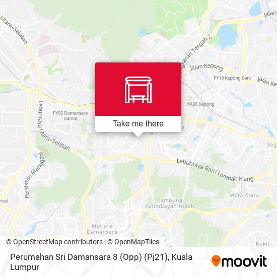 Peta Perumahan Sri Damansara 8 (Opp) (Pj21)