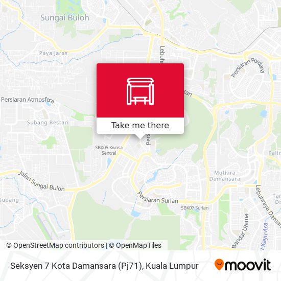 Peta Seksyen 7 Kota Damansara (Pj71)