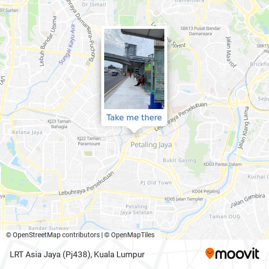 LRT Asia Jaya (Pj438) map