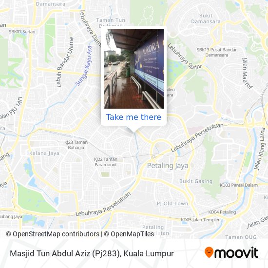 Masjid Tun Abdul Aziz (Pj283) map