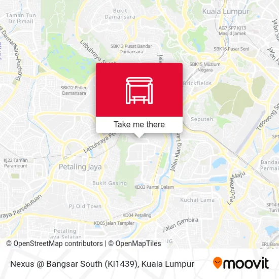 Nexus @ Bangsar South (Kl1439) map