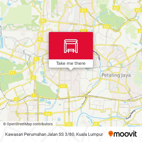 How To Get To Kawasan Perumahan Jalan Ss 3 80 In Kuala Lumpur By Bus Mrt Lrt Or Train