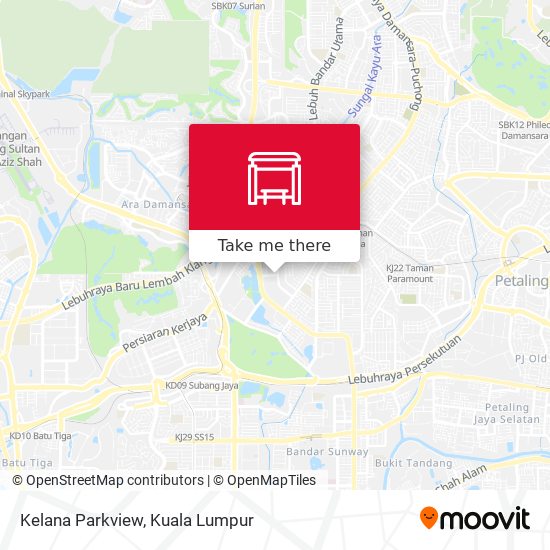 Kelana Parkview map