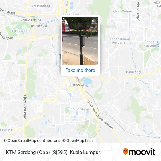 KTM Serdang (Opp) (Sj595) map