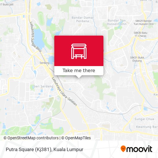 Putra Square (Kj381) map