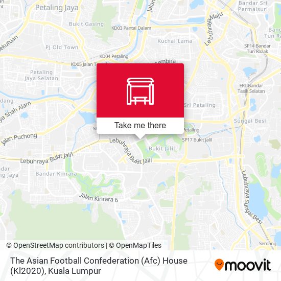 Peta The Asian Football Confederation (Afc) House (Kl2020)