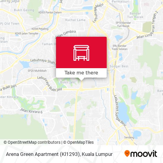 Arena Green Apartment (Kl1293) map