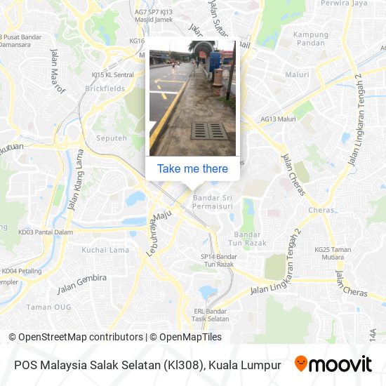 Peta POS Malaysia Salak Selatan (Kl308)