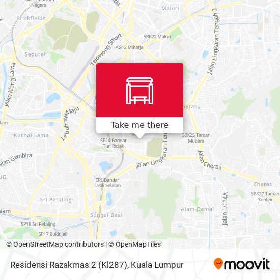 Residensi Razakmas 2 (Kl287) map