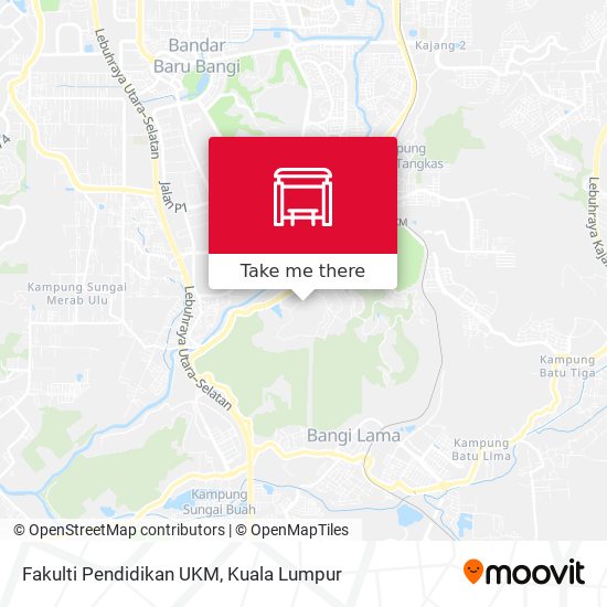 Fakulti Pendidikan UKM map