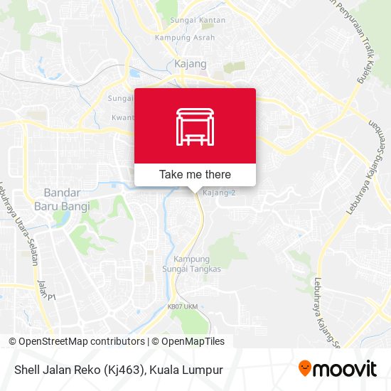 Shell Jalan Reko (Kj463) map