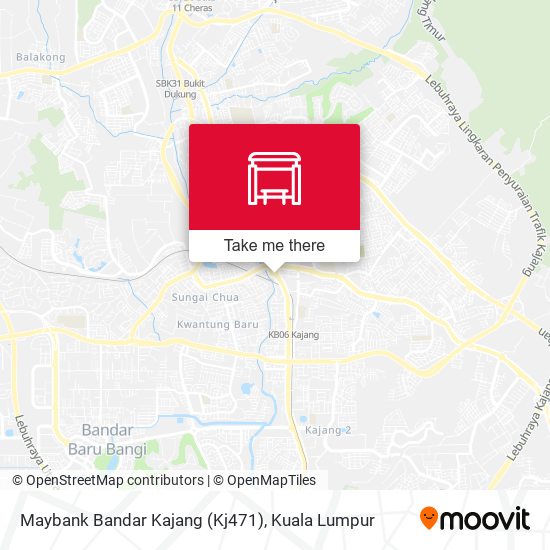 Maybank Bandar Kajang (Kj471) map