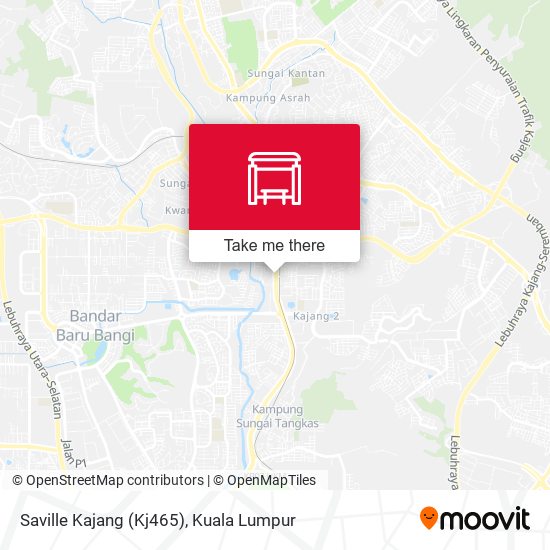 Saville Kajang (Kj465) map