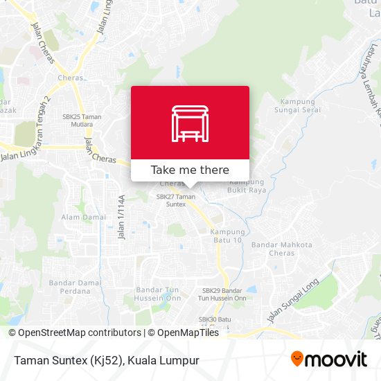 Taman Suntex (Kj52) map