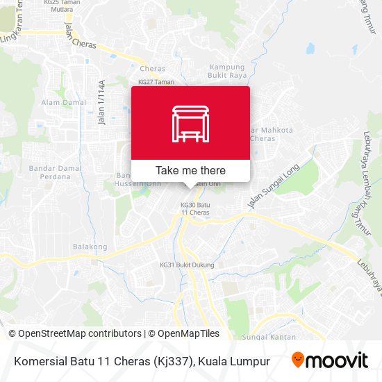 Komersial Batu 11 Cheras (Kj337) map