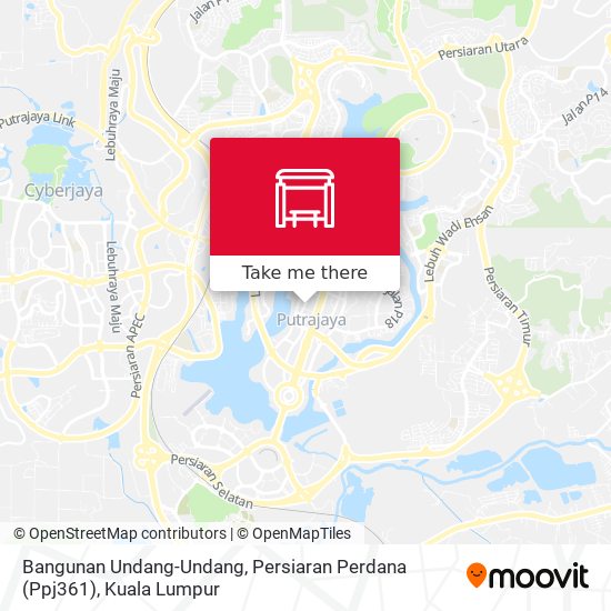 Bangunan Undang-Undang, Persiaran Perdana (Ppj361) map