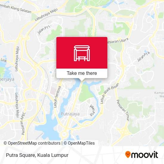 Putra Square map