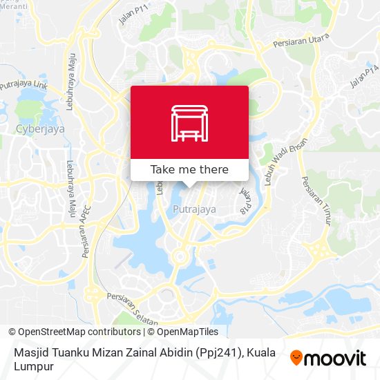 Masjid Tuanku Mizan Zainal Abidin (Ppj241) map