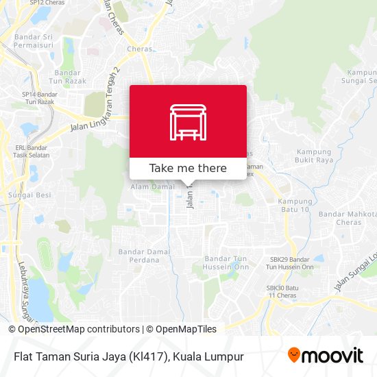 Flat Taman Suria Jaya (Kl417) map