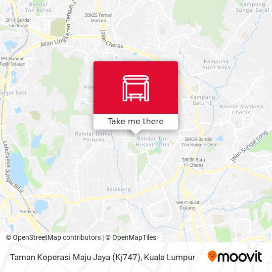 Taman Koperasi Maju Jaya (Kj747) map