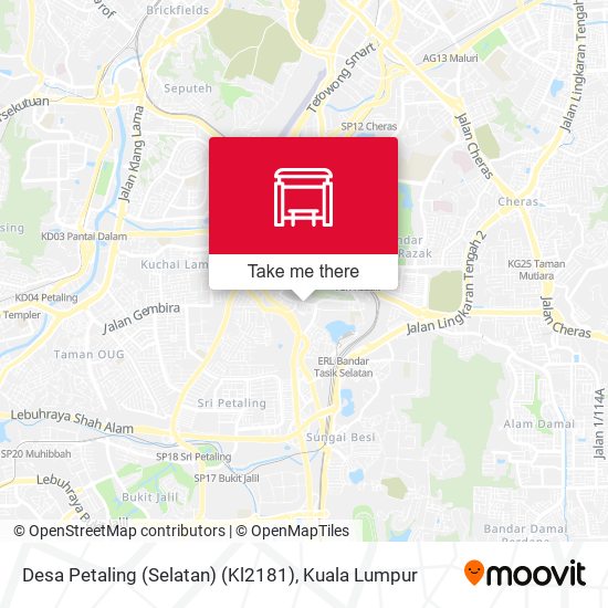 Peta Desa Petaling (Selatan) (Kl2181)