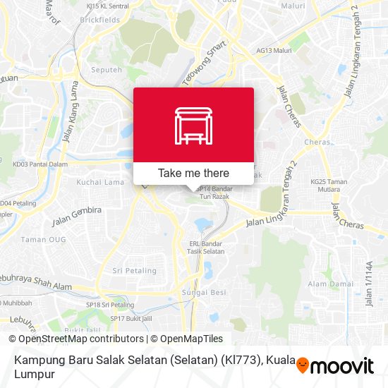 Kampung Baru Salak Selatan (Selatan) (Kl773) map