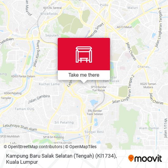 Peta Kampung Baru Salak Selatan (Tengah) (Kl1734)