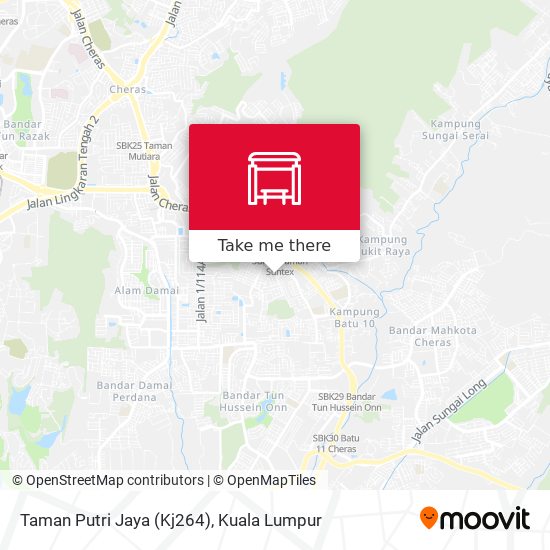 Peta Taman Putri Jaya (Kj264)